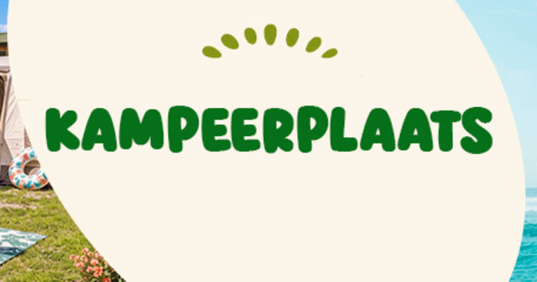 Kampeerplaats: tent, camper of caravan
